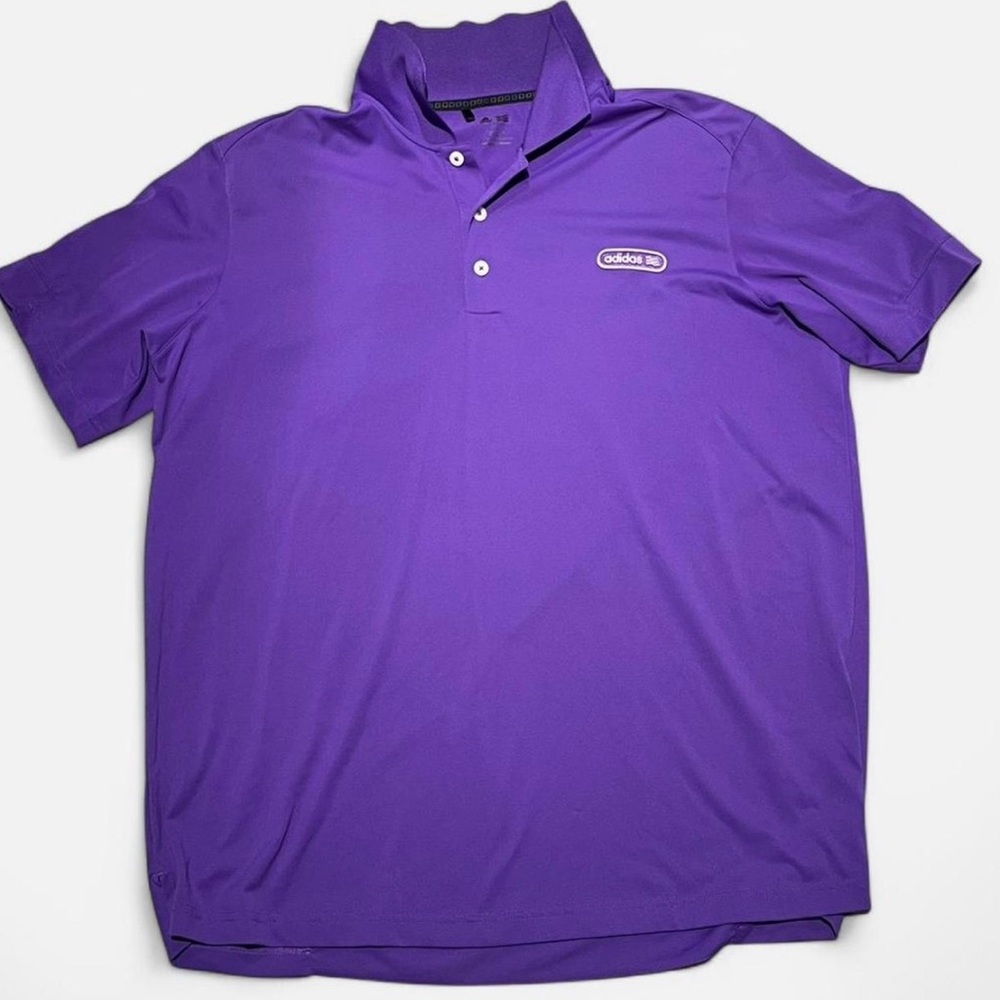 Rare Vintage Adidas Golf Polo Shirt – Purple – Retro Logo – Size XL